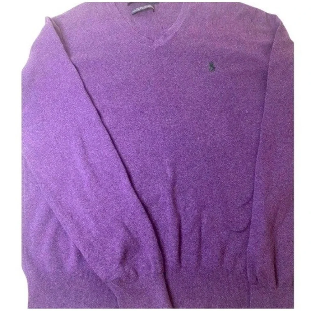 Ralph Lauren Polo Shirts & Pima Pullover Sweater Size M **LOT OF 3